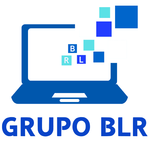 Blue White Modern Digital Communication Technologies Logotype (2)